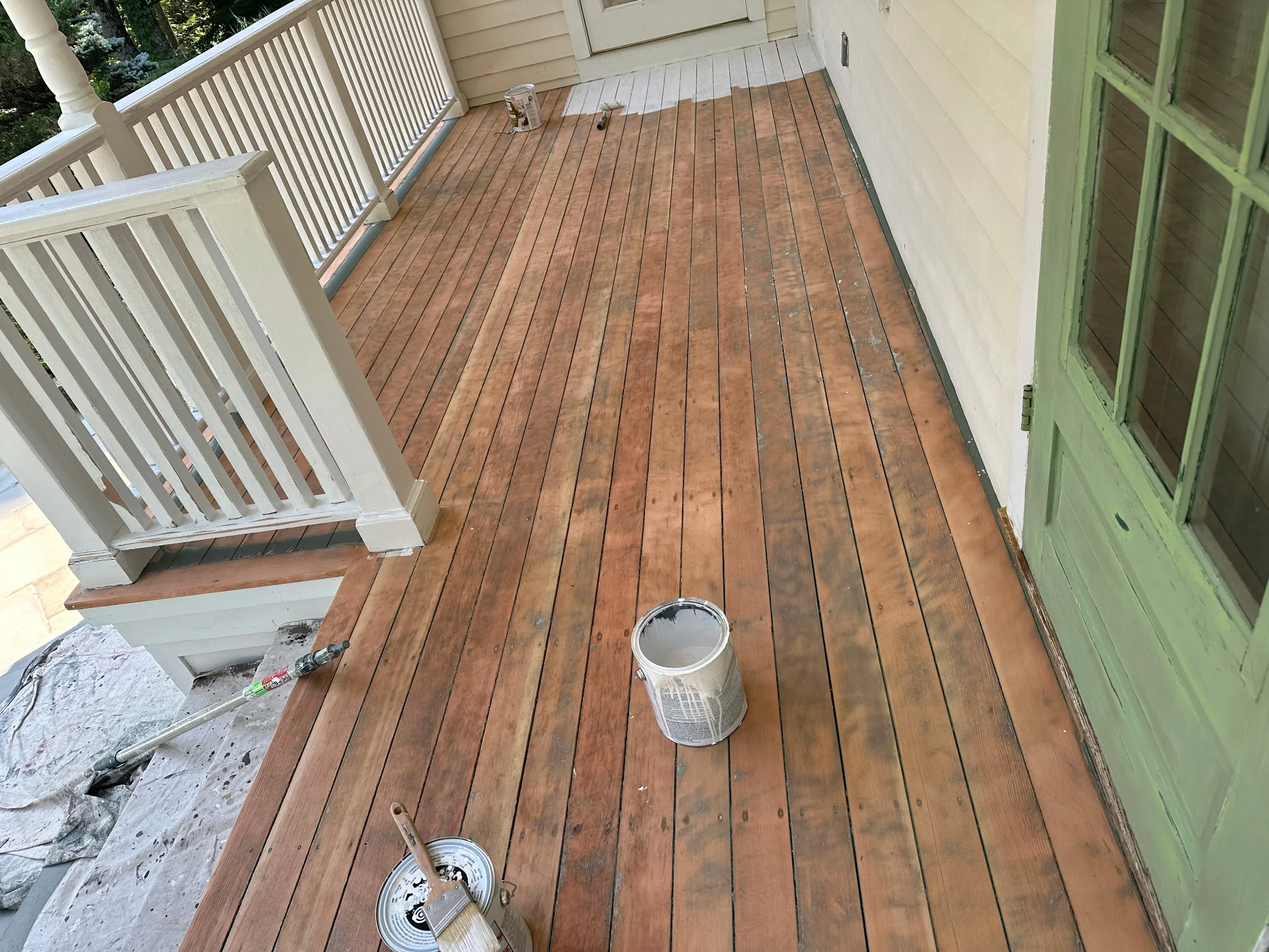 Modern interior painting project